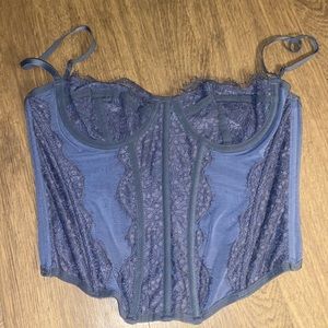 Urban Outfitters Blue Corset